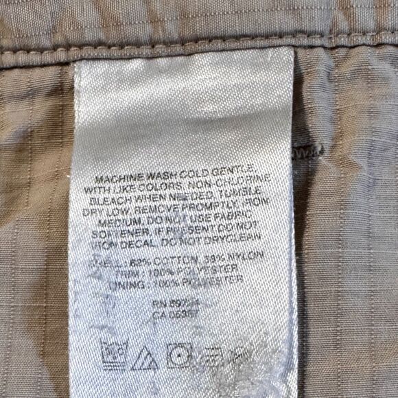 Columbia PFG Mens Shorts Sz 38 Tan Ripstop Flat Front Fishing Hiking Omni-Shade - Picture 7 of 10